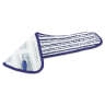 Rubbermaid Commercial, HYGEN™, Microfiber Hook & Loop Finish Mop, 18"W, White