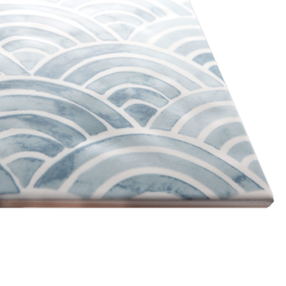 Berta Escalas 7-7/8 in. x 7-7/8 in. Ceramic Wall Tile