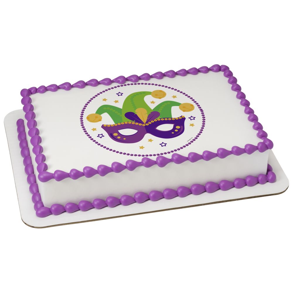 Image Cake Mardi Gras Mask