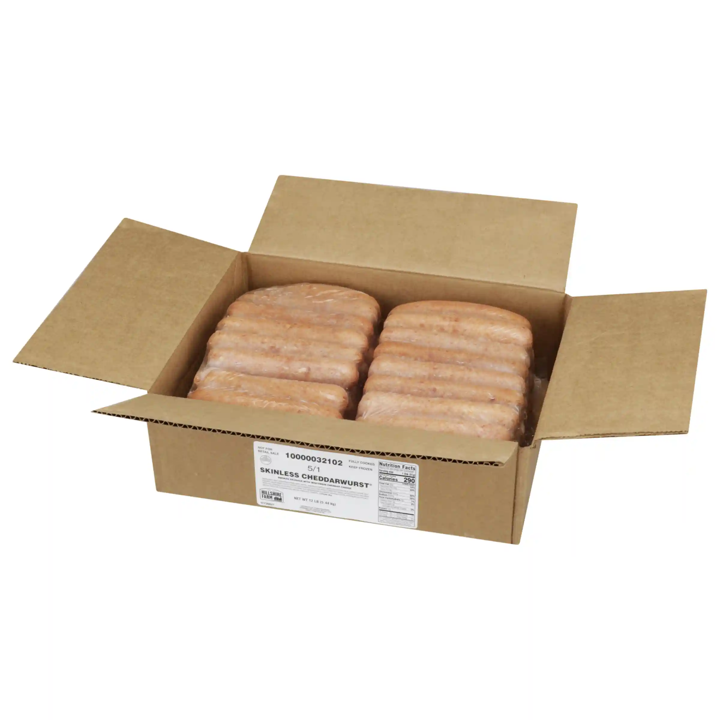Hillshire Farm® Cheddarwurst® Fully Cooked Skinless Dinner Sausage Links, 5:1_image_4