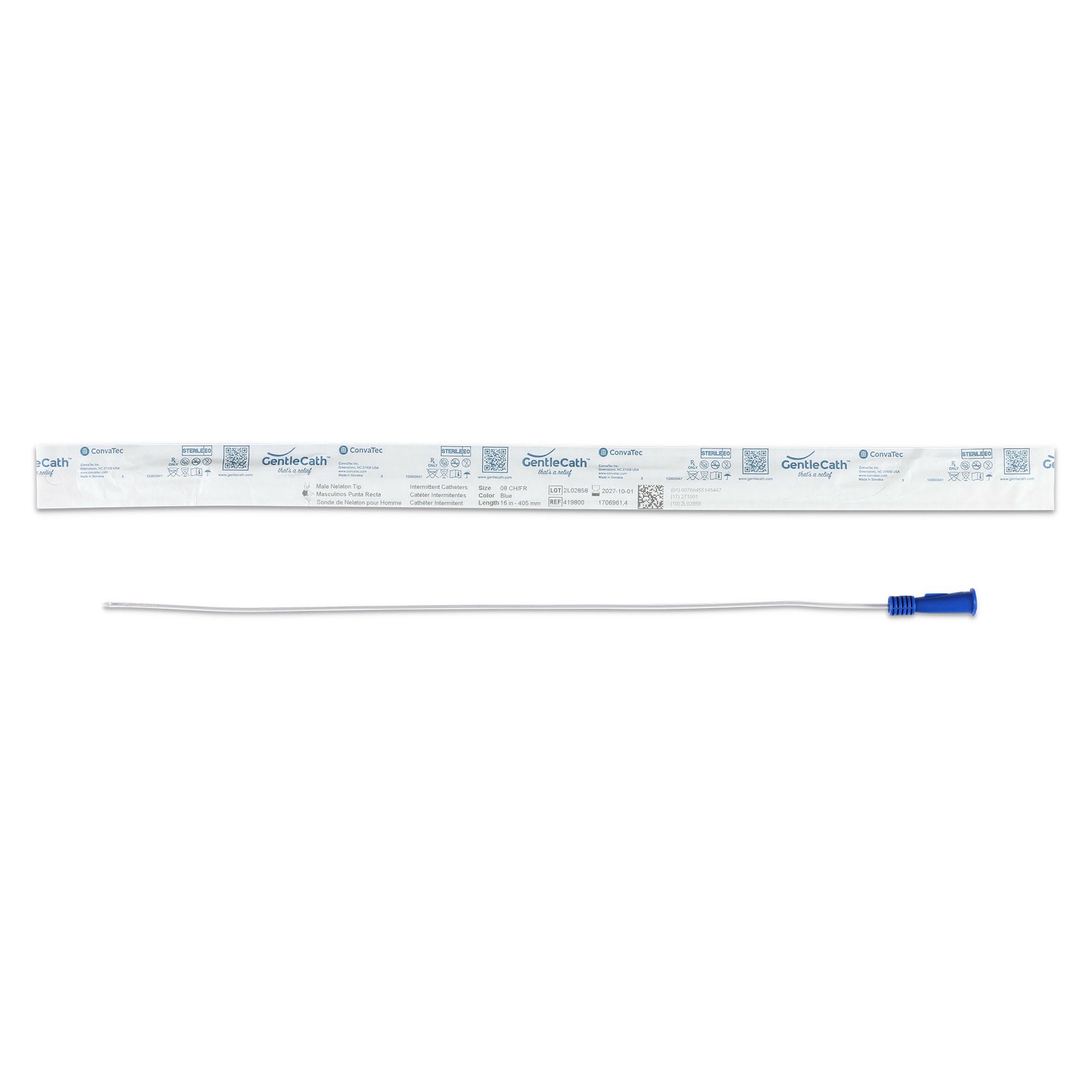 GentleCath™ Urethral Catheter, 8 Fr.