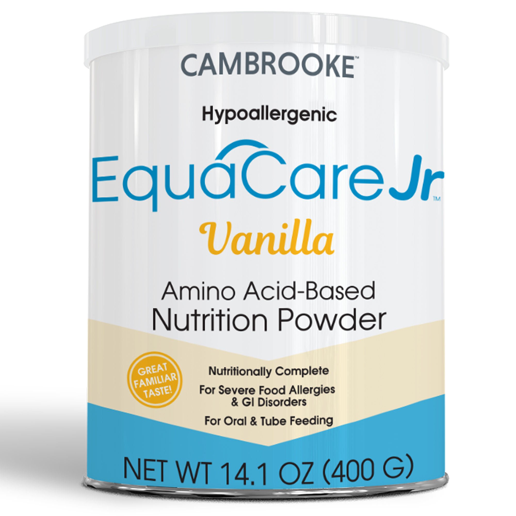 EquaCare Jr™ Amino Acid–Based Nutrition Powder, Vanilla, 14.1-ounce Can