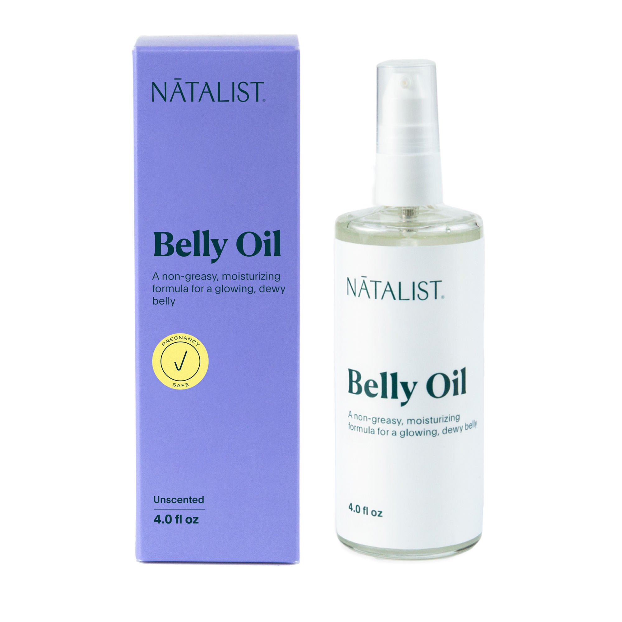 Natalist OIL, BELLY N/GREASY MOISTURIZING FORMULA 4OZ (12/CS)