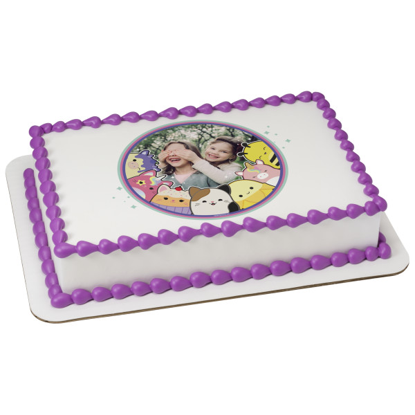 Squishmallows Feelin' Mallow PhotoCake® Edible Image® Frame