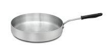 7 ½-quart Wear-Ever® aluminum sauté pan in natural finish and silicone handle