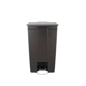 Rubbermaid Commercial, Legacy, 23 gal, Plastic, Black, Rectangle, Receptacle
