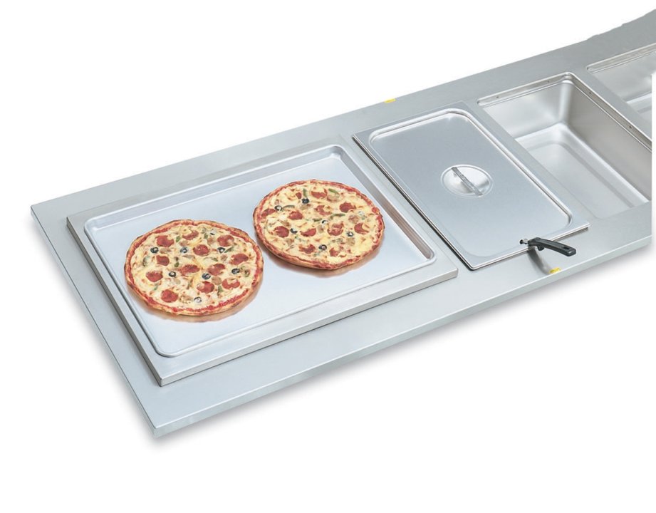 Stainless steel sheet pan adaptor plate for Signature Server® station