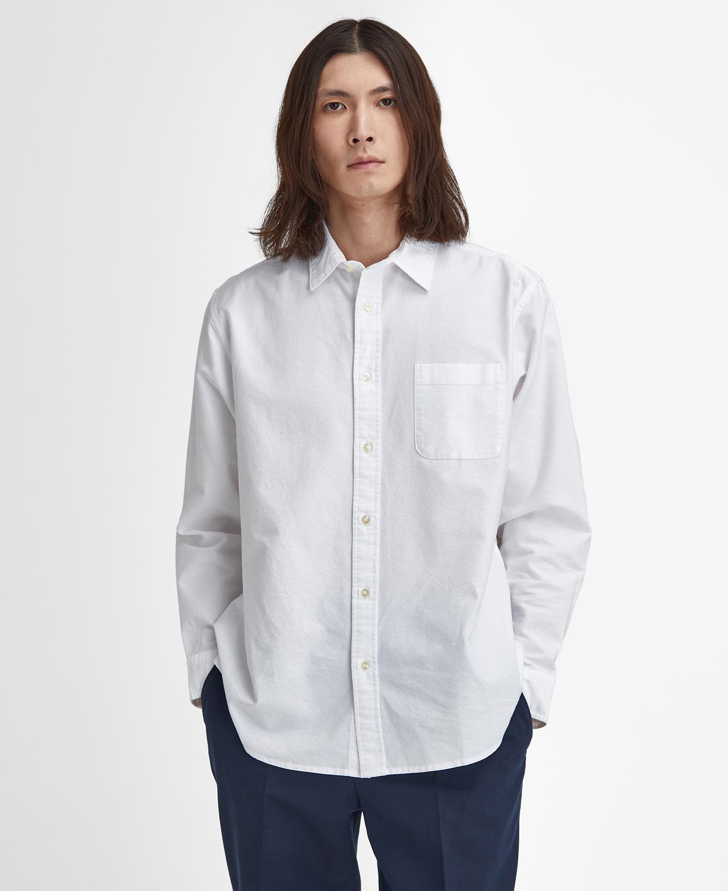 Camicia Oxford oversize a maniche lunghe Dunand image number 0
