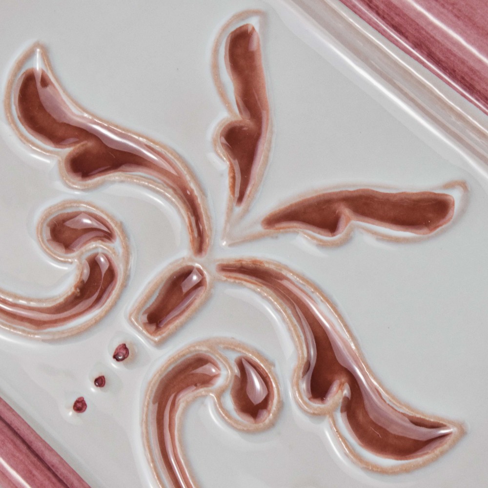 Novecento Friso Evoli Burdeos 5-1/8 in. x 5-1/8 in. Ceramic Wall Trim