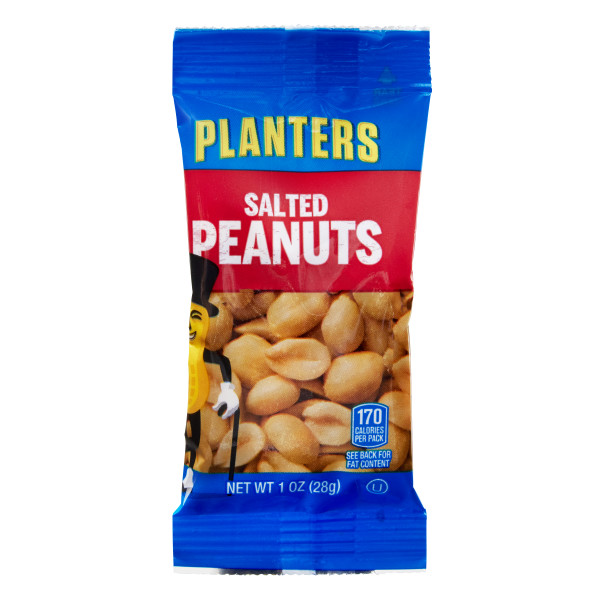 PLANTERS(r) Salted Peanuts 6/10/1oz . C1CB - Front Center Inner Pack (Hi Res)