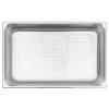 Full-size 2 ½-inch-deep Super Pan 3® stainless steel perforated steam table pan