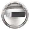 6 ⅝-inch Wear-Ever® domed aluminum cover with satin finish and dipped handle