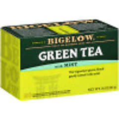 Green Tea with Mint - Case of 6 boxes- total of 120 teabags