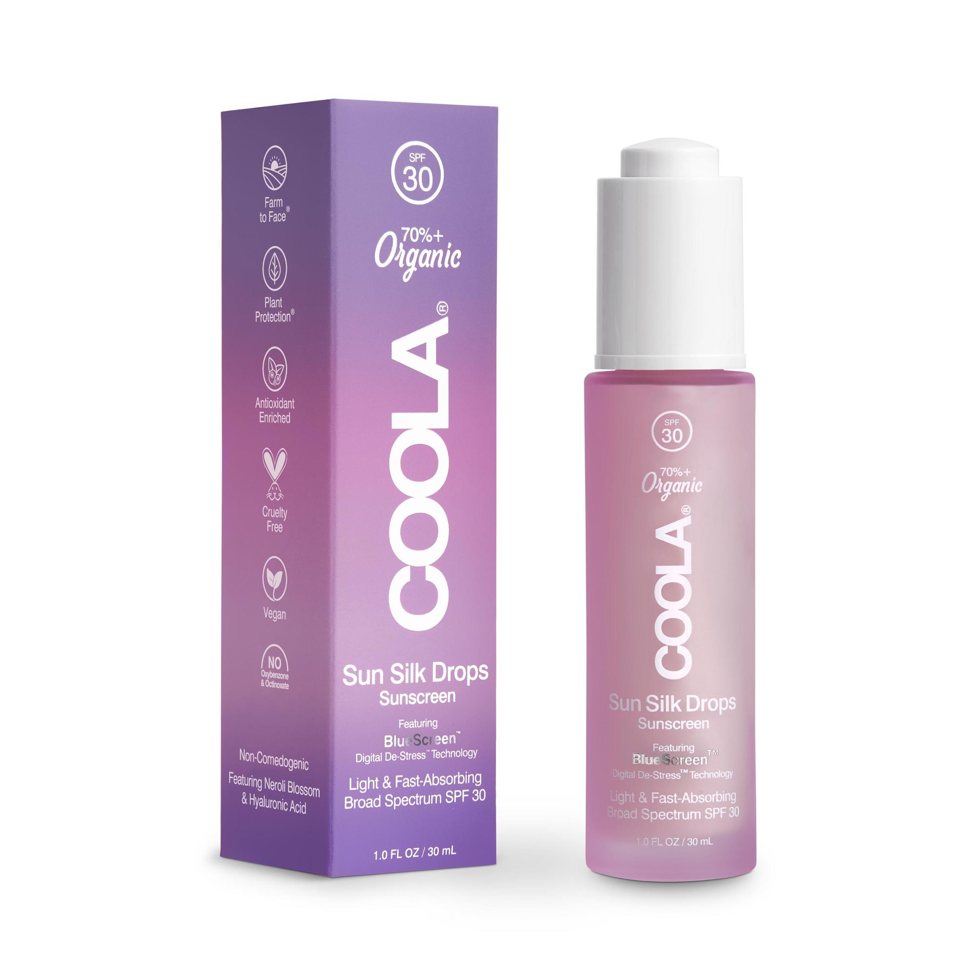 Coola® Sun Silk Drops Sunscreen with BlueScreen™ Digital De-Stress™ SPF 30