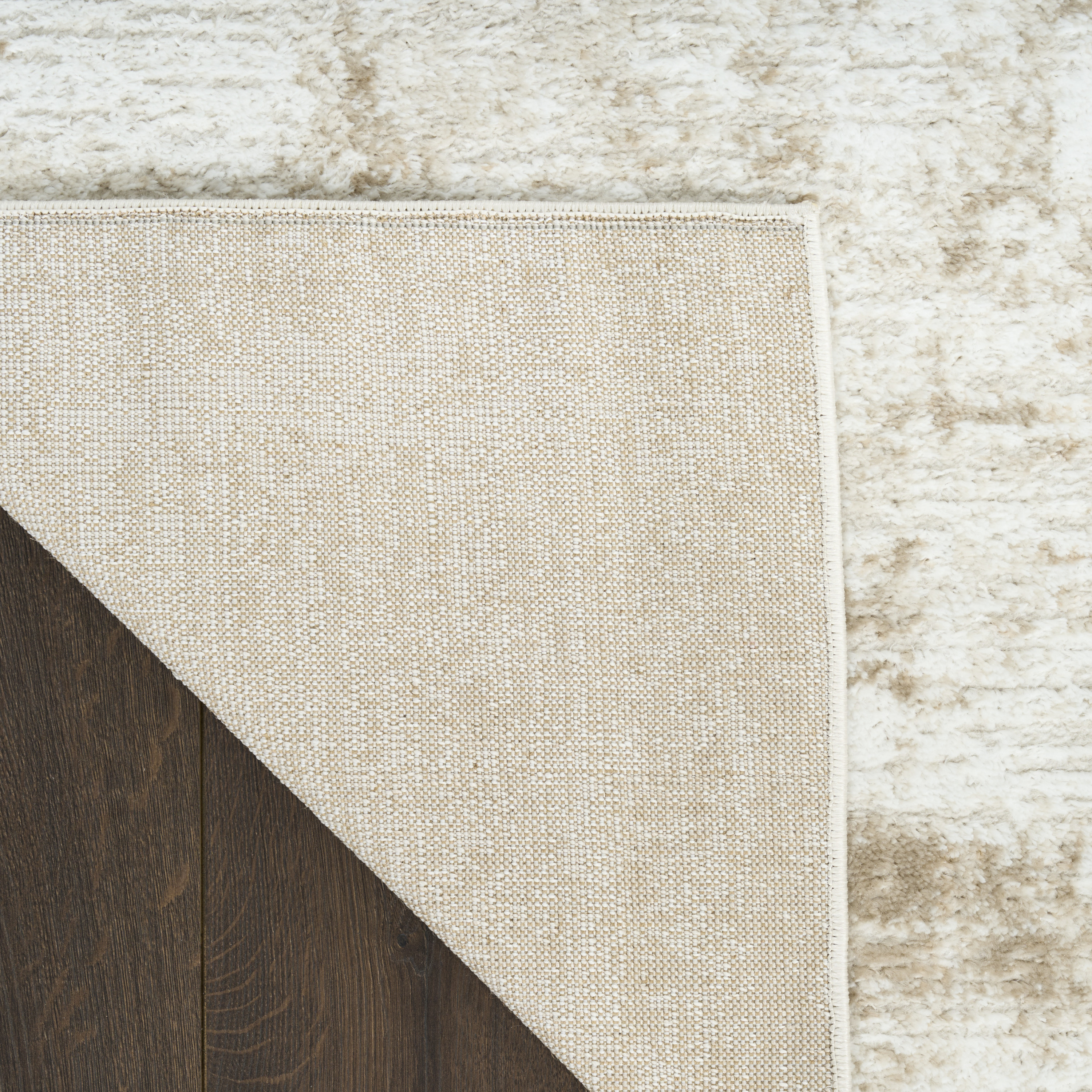 Nourison Dekor 2' x 4' Ivory Taupe Modern Indoor Rug