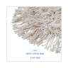 Boardwalk, Cotton Wedge Dust Mop Head, 17.5"W, White