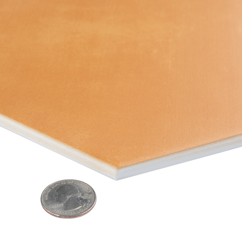 Horizon Hex Mostaza 7-3/4 in. x 9 in. Porcelain Floor and Wall Tile