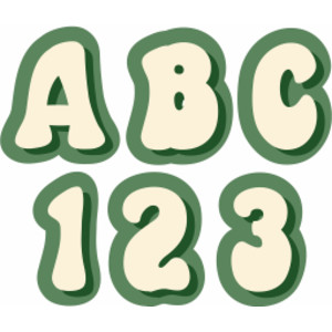 S'Cool Era Deco Letters Deco Letters, 181 Characters