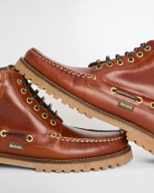Re-Engineered Tiller Moccasin Boots Tan