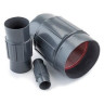 Plasti-Bond REDH2OT® Coupling Steel Galvanized Threaded 2 in. Gray 2.969 in. O.D.