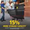 Rubbermaid Commercial, BRUTE, Rotomolded Tilt Truck Lid, 1.0 Cubic Yard, Black