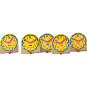 Mini Judy&reg; Clocks, Grade K-3, Pack of 12