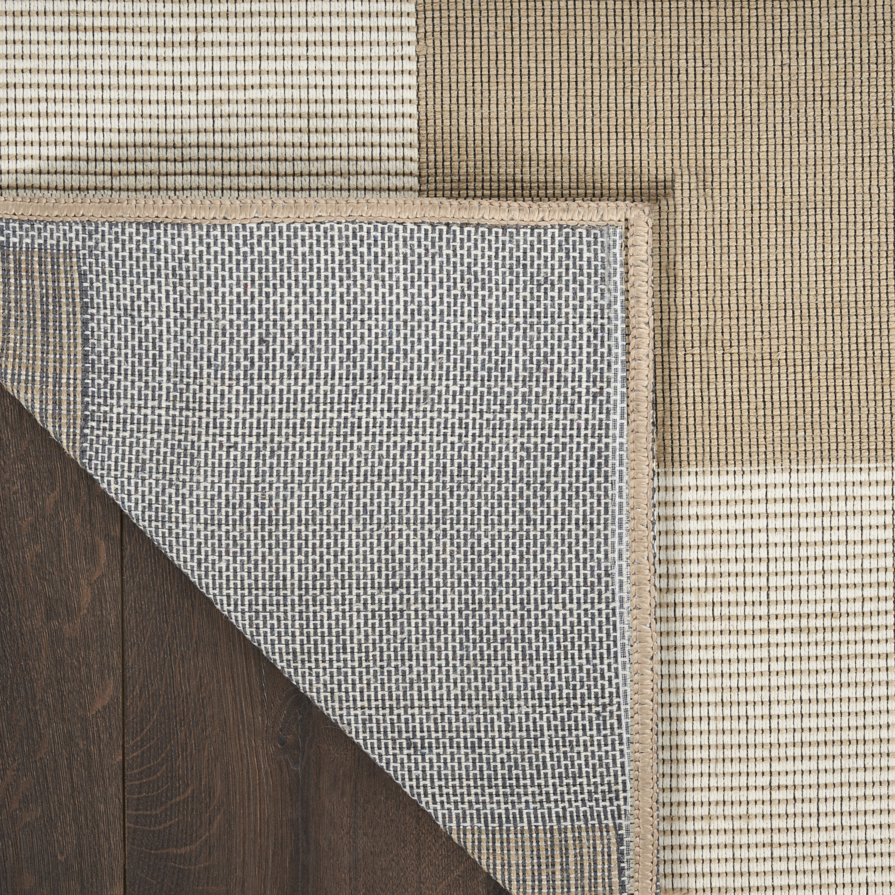 Nourison Washable Modern Jute 2'3" x 7'6" Natural Ivory Modern Indoor Rug