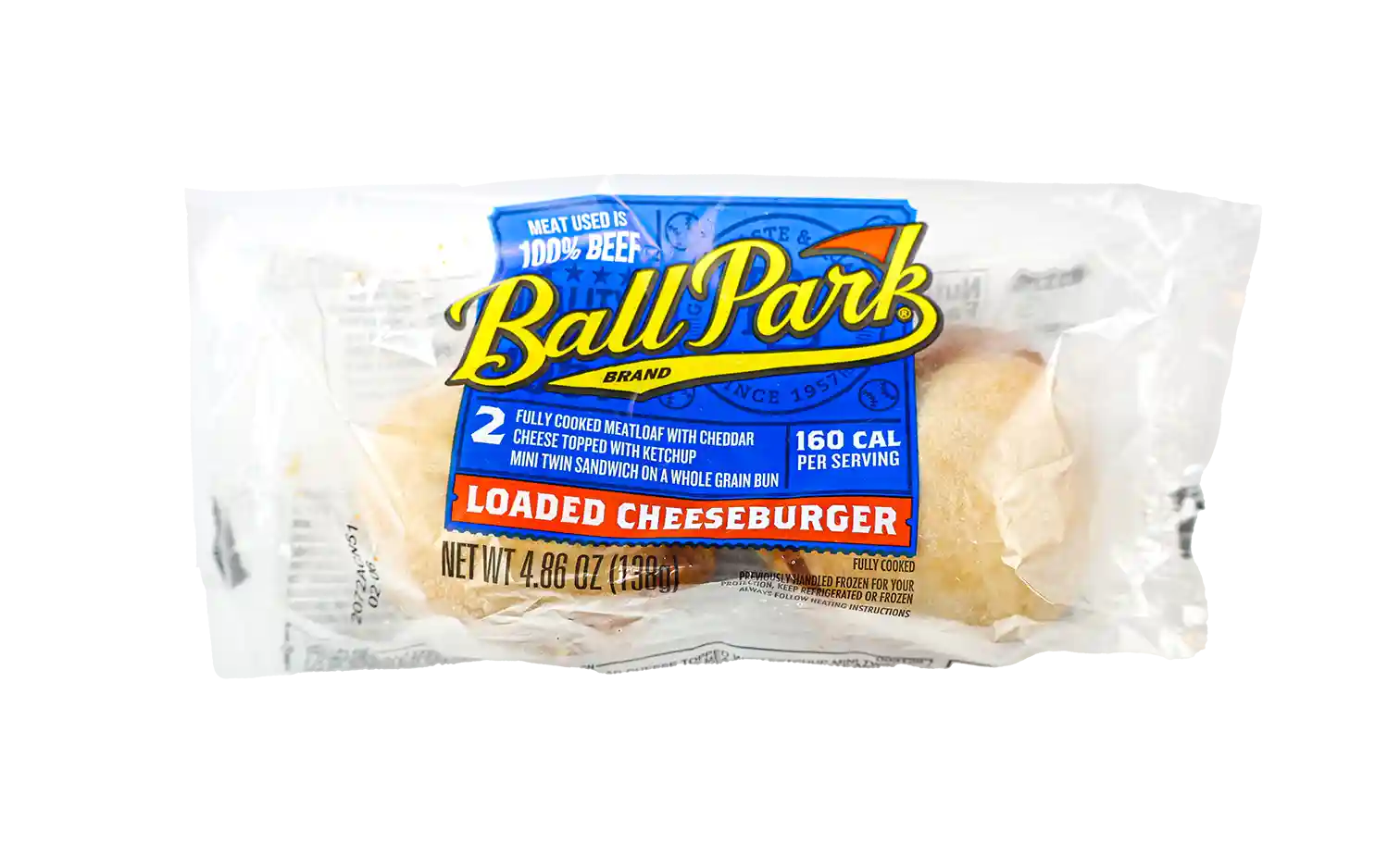 Ball Park® Individually Wrapped Loaded Cheeseburger Mini Twin Sandwiches, 80/4.86 oz._image_21