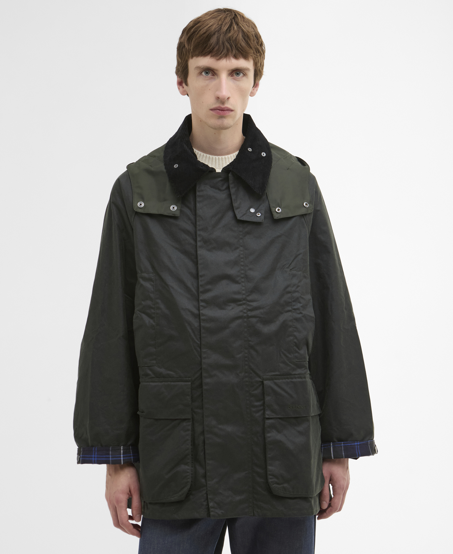 Barbour x ARKET Fairgame Waxed Jacket image number 0