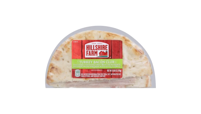 Hillshire Farm® Turkey Bacon Club Flatbread Sandwich_image_2