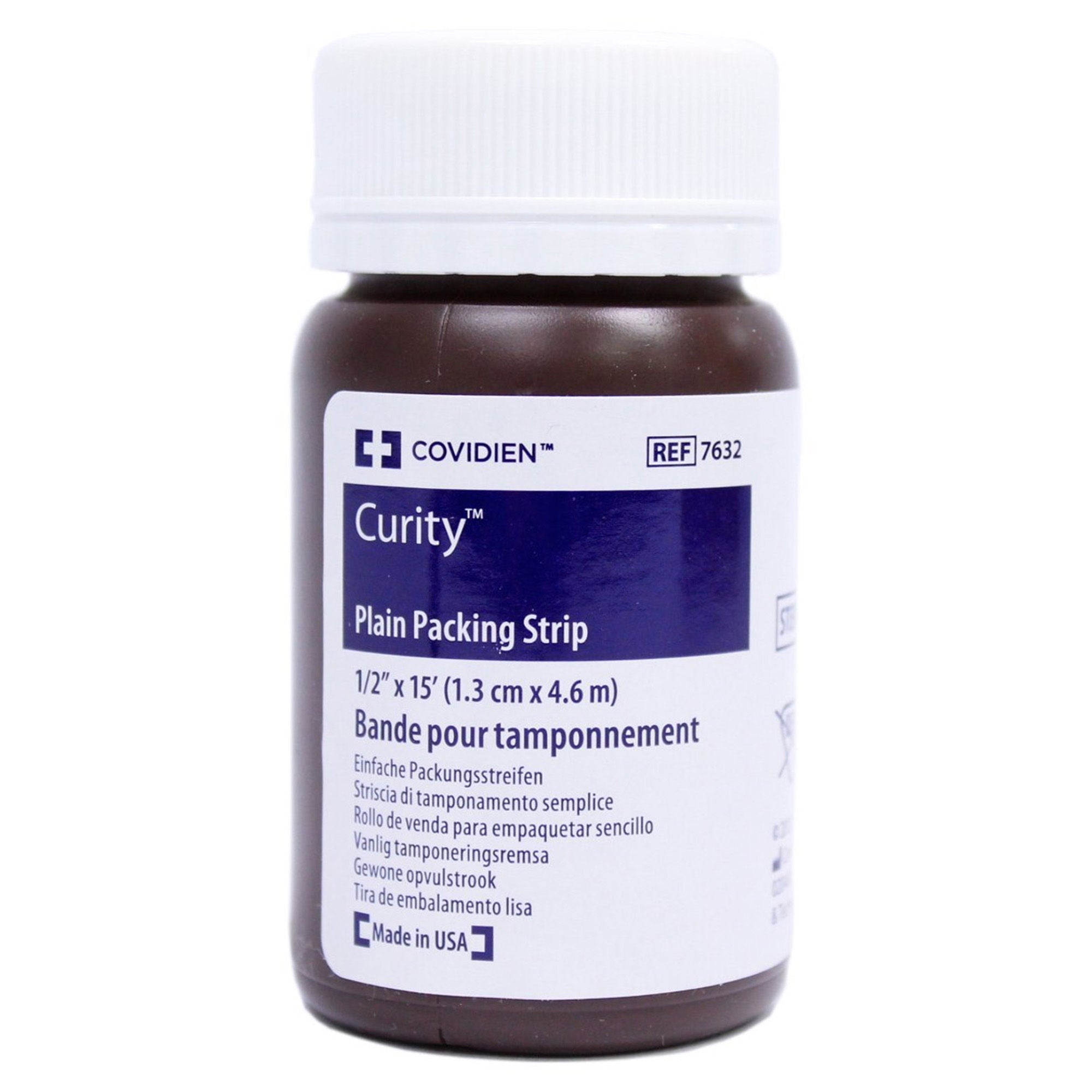 Curity™ Nonimpregnated Wound Packing Strip, 0.5 Inch x 5 Yard