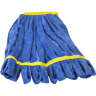 Hillyard, Trident®, Microfiber Looped-End Wet Mop Head with 5" Headband, Medium, Blue