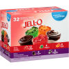 Jell-O Sugar Free Gelatin & Pudding Cups Mixed Variety Pack, 106 oz Box (32 Cups)