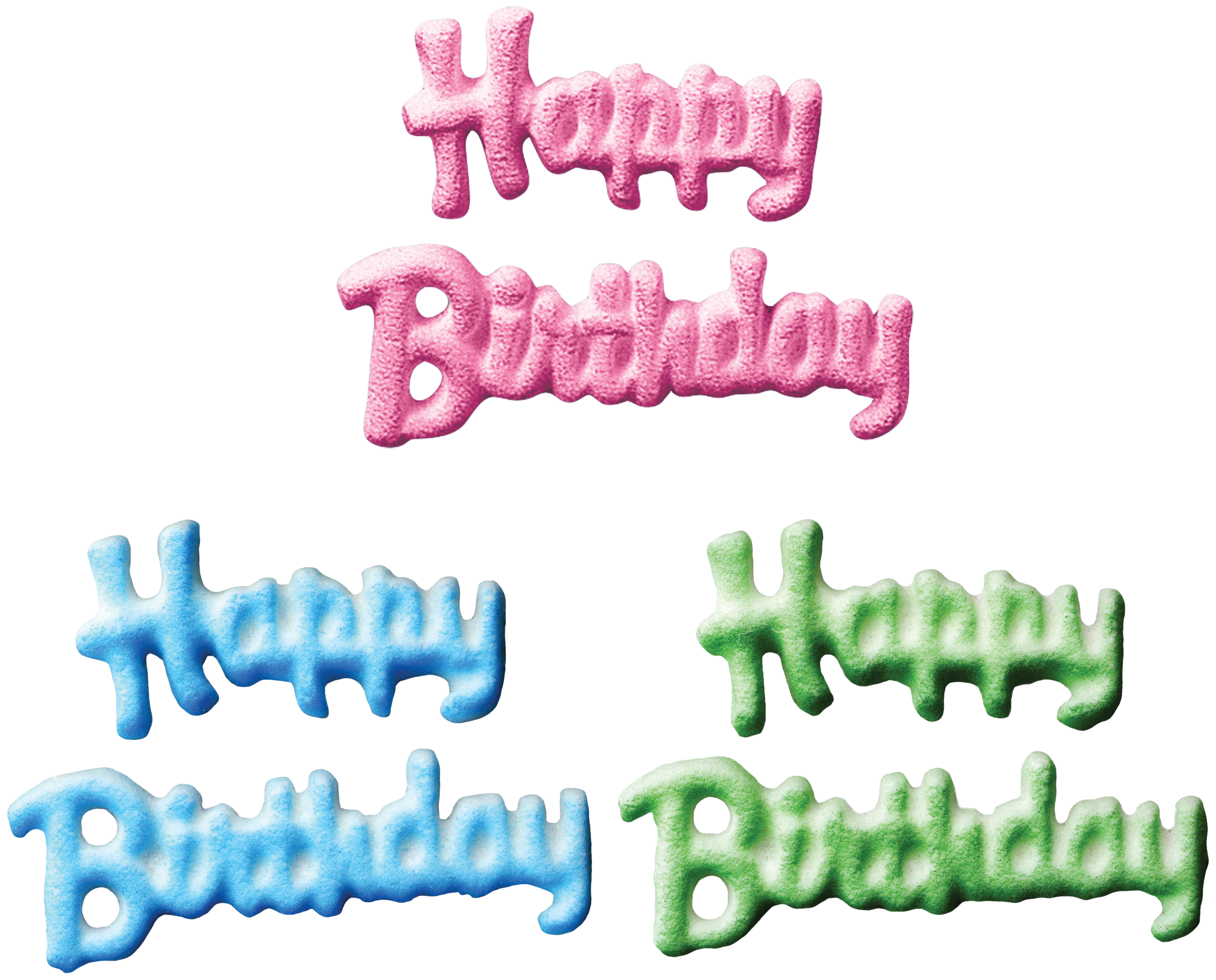 Happy Birthday Script Sets | Dec-Ons® Decorations | DecoPac