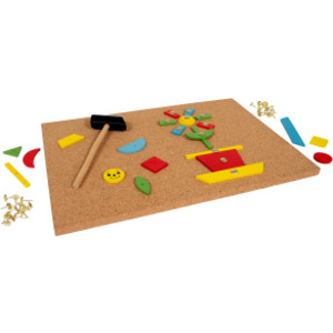 Tack A Tile - Wooden Hammer Toy