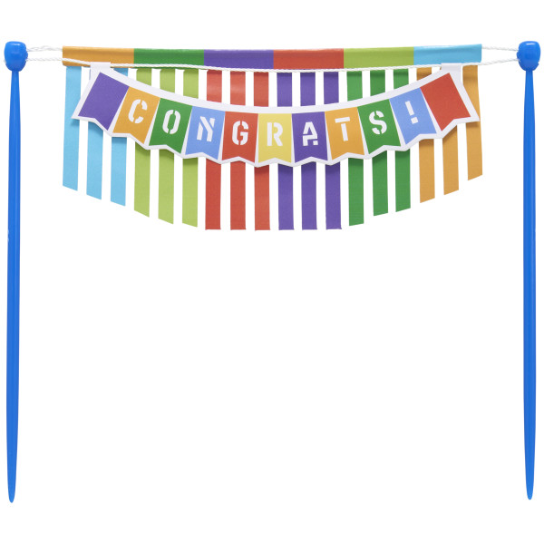 Felicidades Congrats! Banner Layon