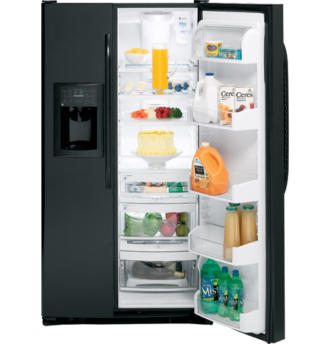 GE® 22.6 Cu. Ft. Side-By-Side Refrigerator with Dispenser