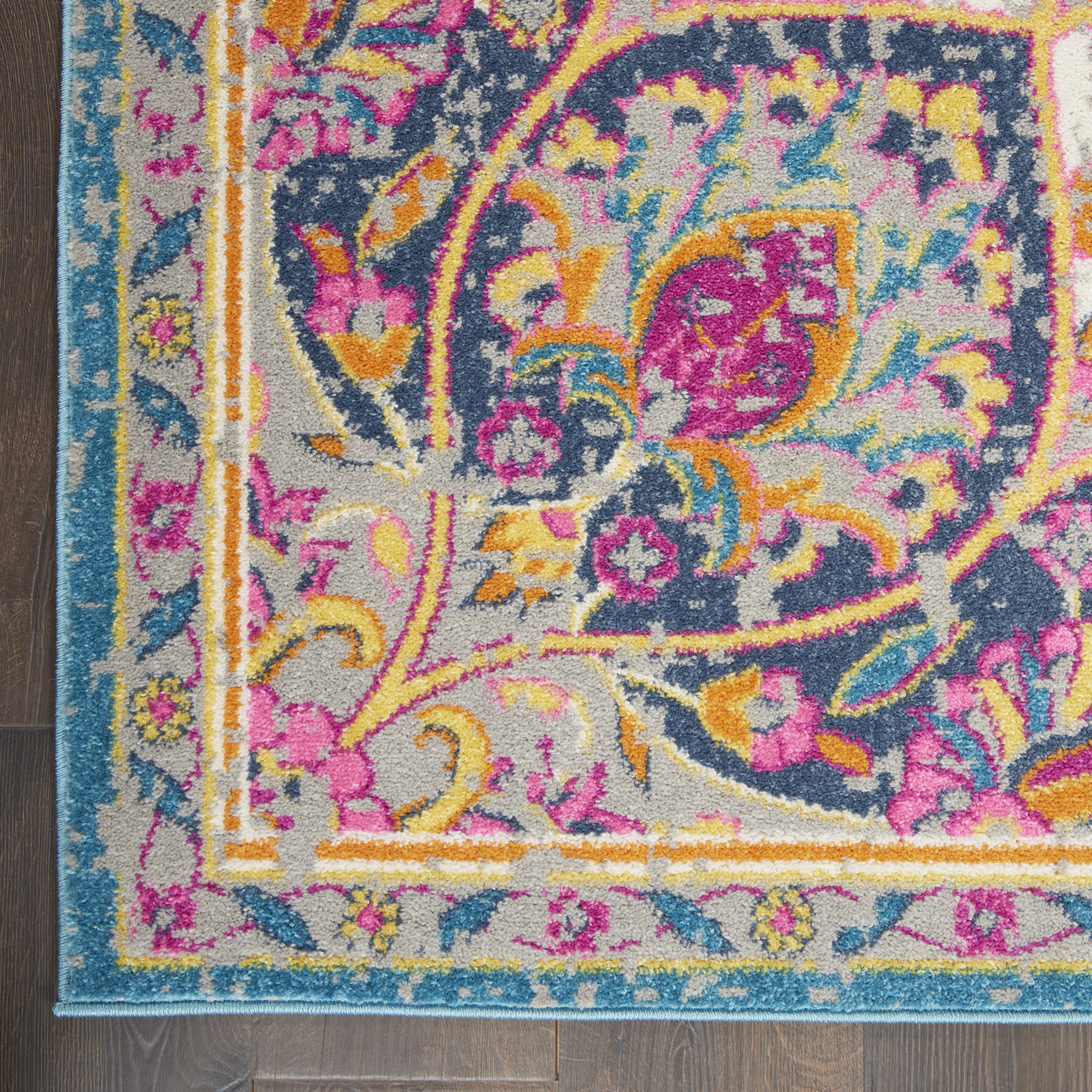Nourison Passion 6'7" x 9'6" Ivory Multicolor Transitional Indoor Rug