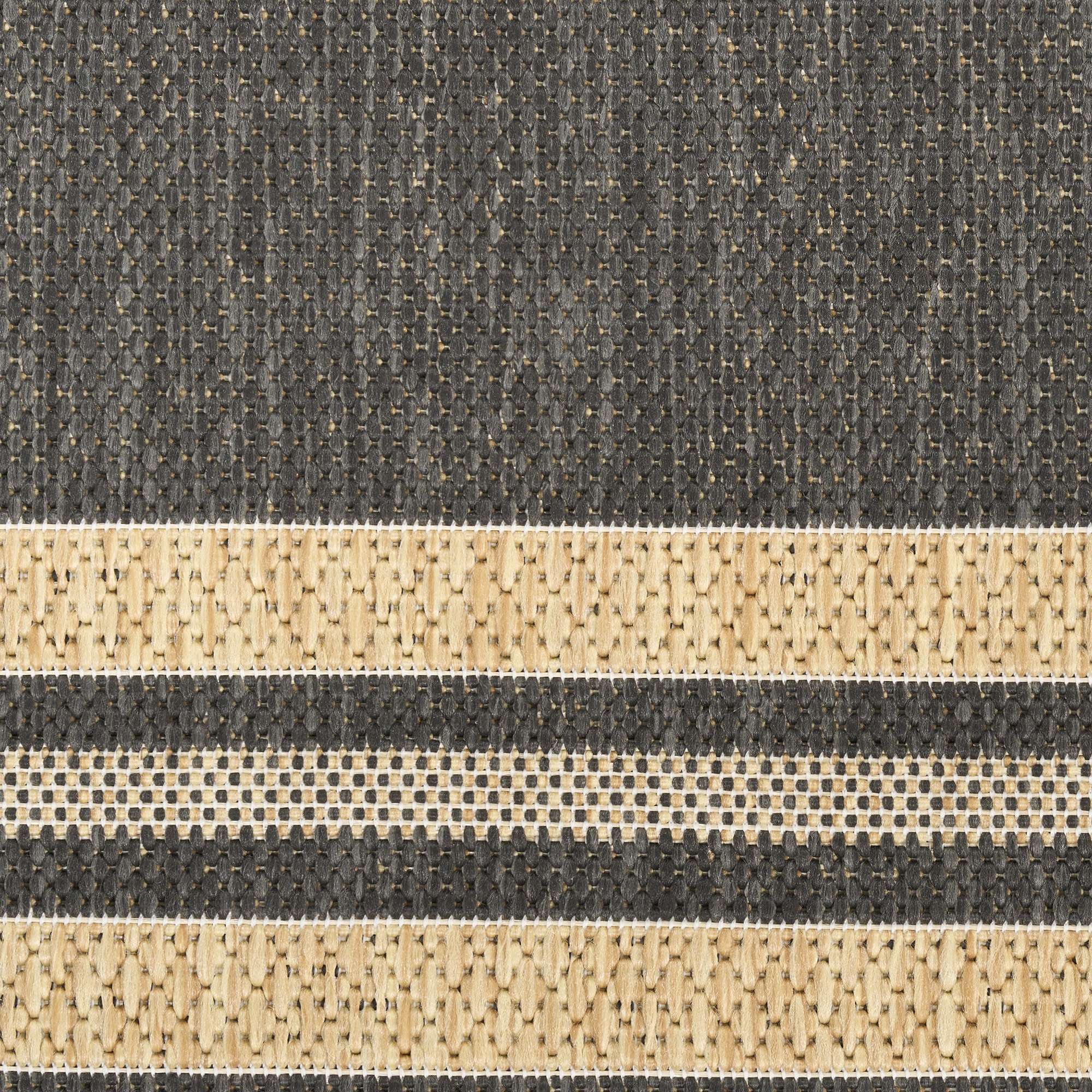 Nourison Horizon Indoor/Outdoor 9' x 12' Charcoal Modern Rug