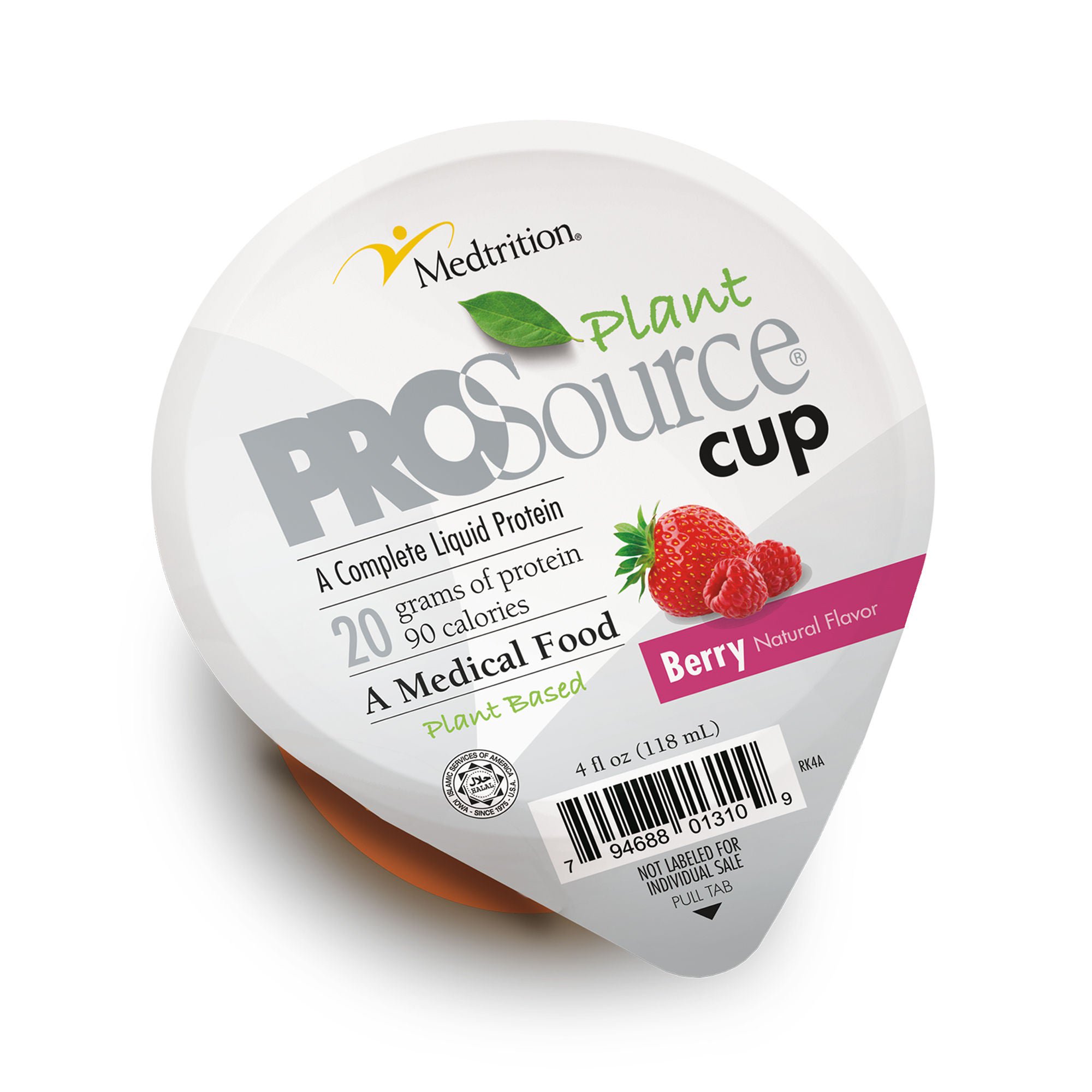 Medtrition/National Nutrition CUP, PLANT PROSOURCE PROTEIN LIQ BERRY 20G 4OZ (36/CS)