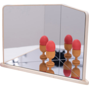 Wooden 4-Way Mirror
