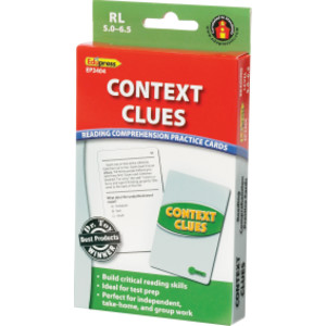Context Clues Practice Cards, Levels 5.0-6.5