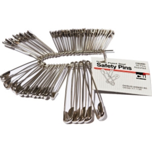 Safety Pins, Assorted Sizes, Pack of 50