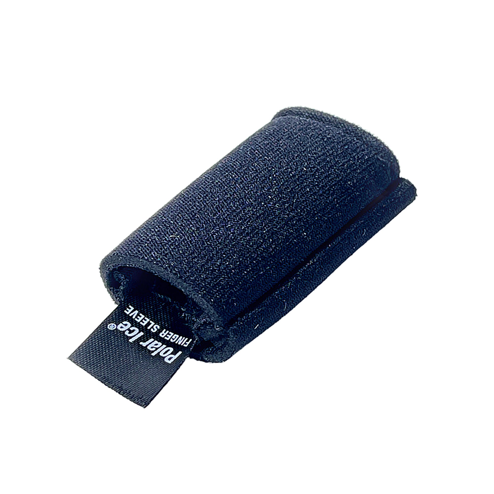 Brownmed SLEEVE, FINGER POLAR ICE COMPRSN BLK MED (2/PK)