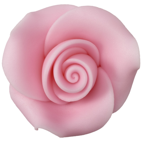 Light Pink 1.5" Rose SugarSoft® Premium Edible Decorations