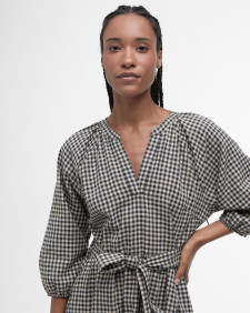 Suri Midi Dress Dark Navy/Light Sand