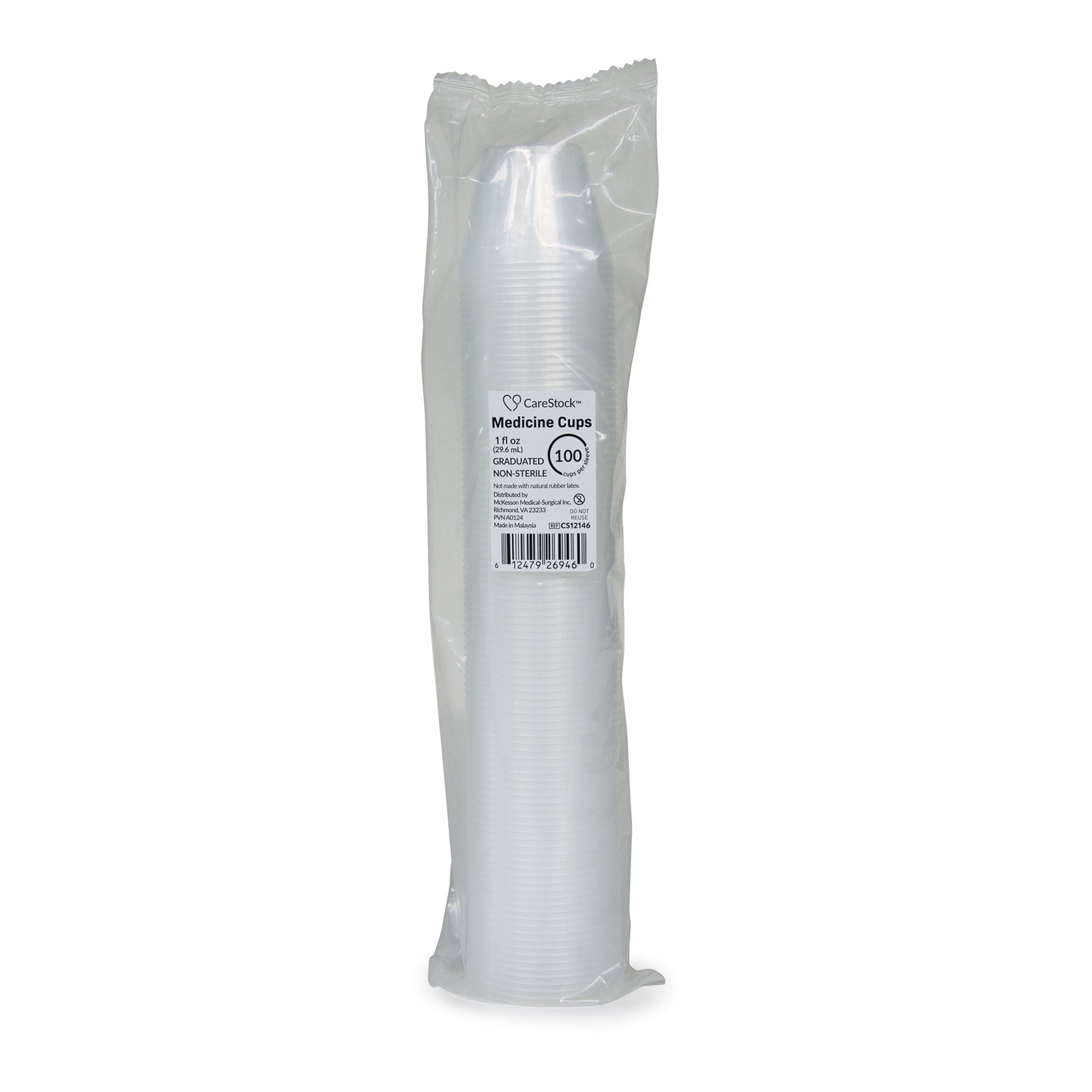 CareStock™ Translucent Medicine Cup, 1 ounce