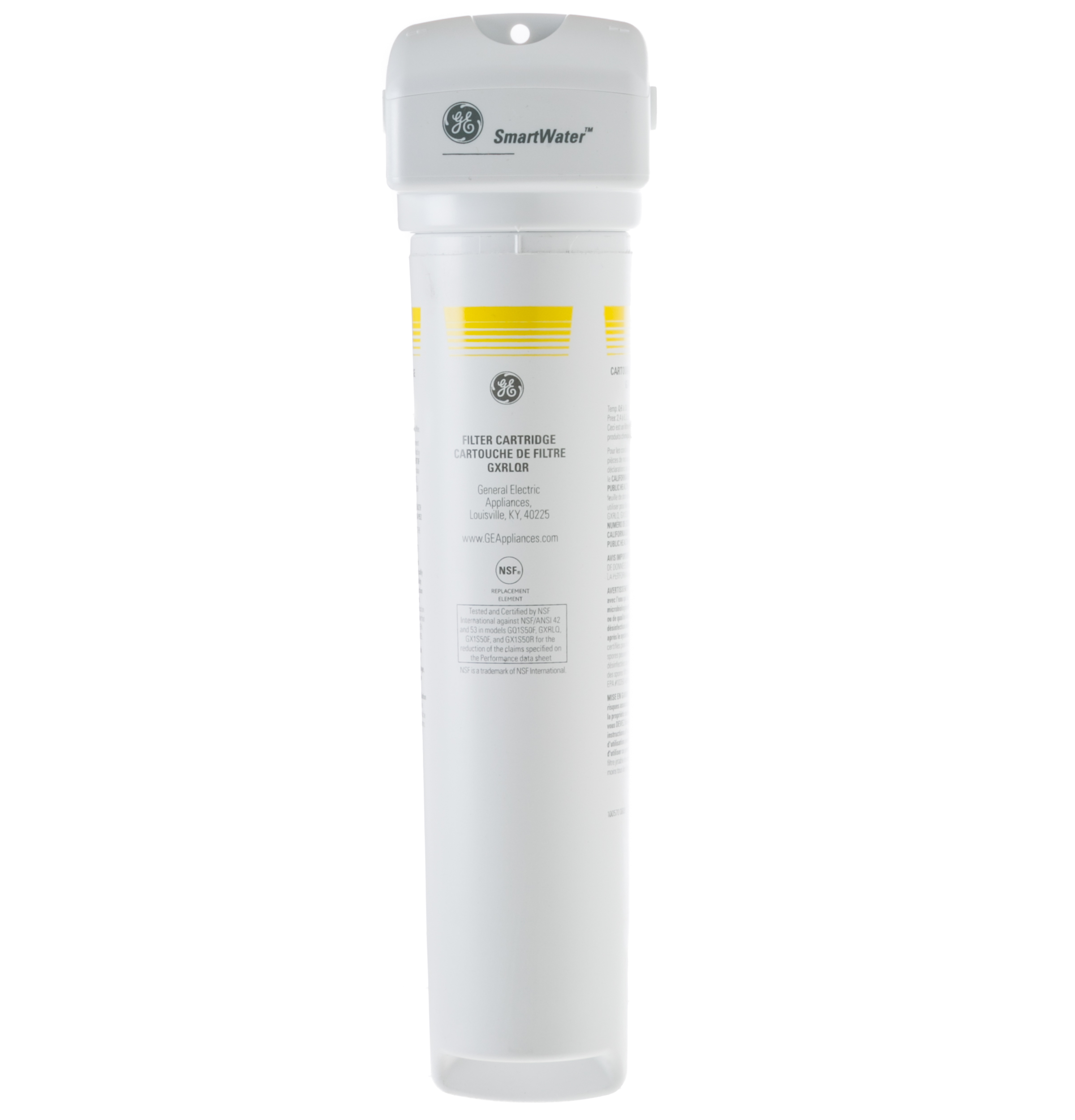 IN-LINE WATER FILTRATION SYSTEM, FOR REFRIGERATORS OR ICEMAKERS — Model #: GXRLQ IN-LINE WATER FILTRATION SYSTEM, FOR REFRIGERATORS OR ICEMAKERS — Model #: GXRLQ