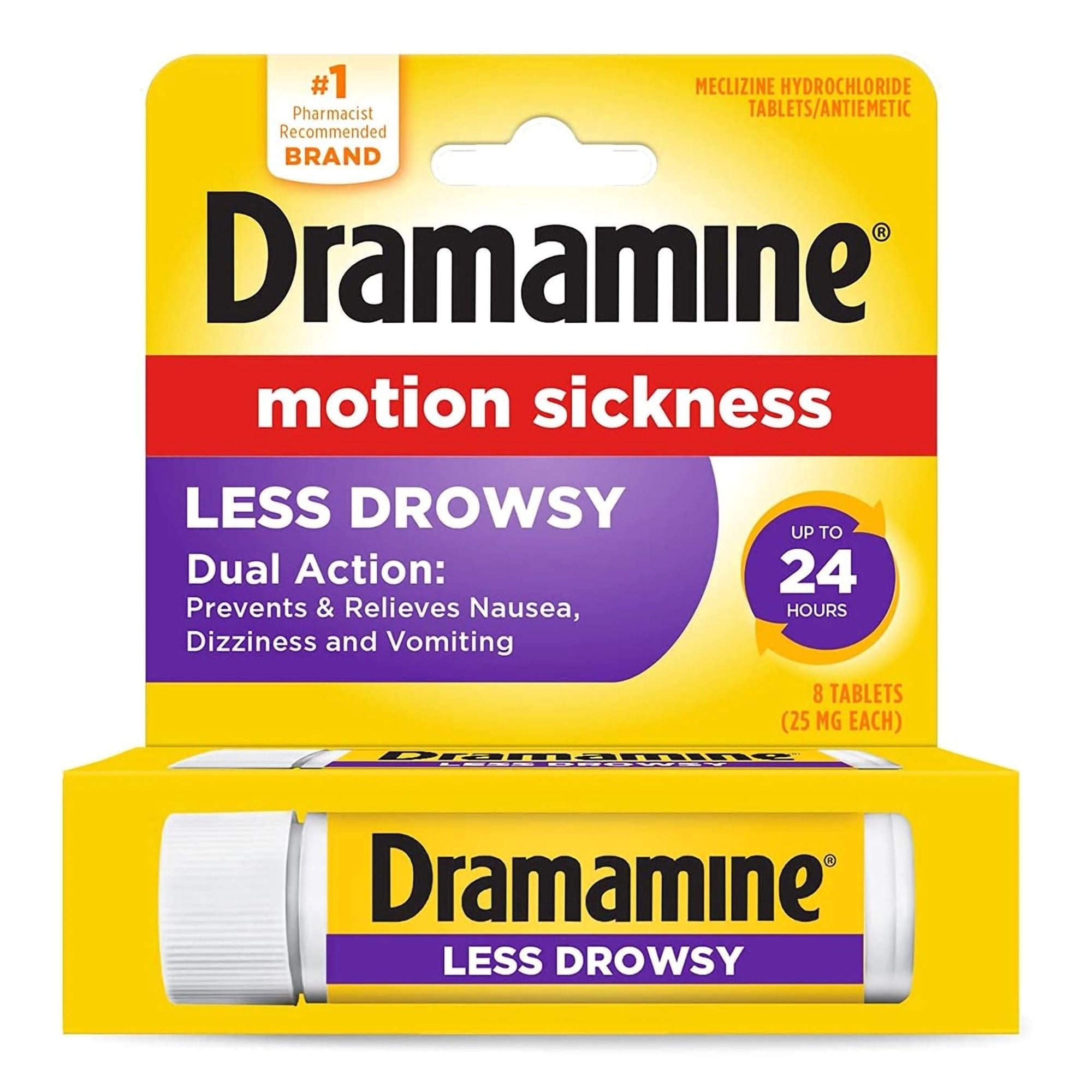 Dramamine® Motion Sickness Meclizine Antiemetic Less Drowsy Tablets
