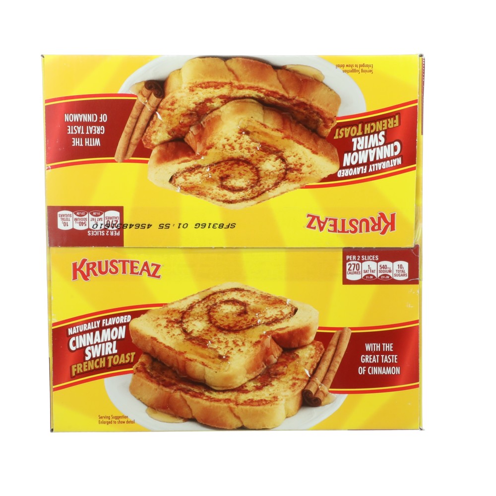 KRUSTEAZ French Toast Cinnamon Swirl 1.993 oz / 24/ 3 CT. Conagra